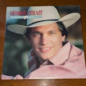 George Strait Right Or Wrong (1983) Vinyl LP Record Sealed MCA Records